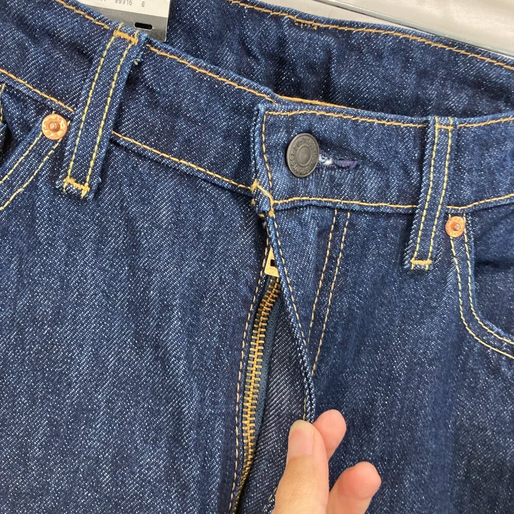 New Levi's Mens 514 Blue Denim Straight Leg Stretch Jeans size 36x32 - Picture 5 of 11